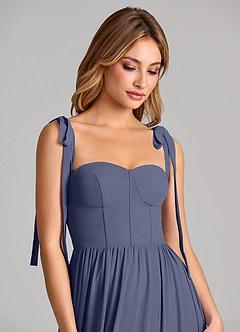 Azazie Anastacia Bridesmaid Dresses Stormy A-Line Sweetheart Neckline Chiffon Dress image7