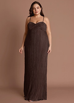 Robe Longue Chocolat Nephele image7