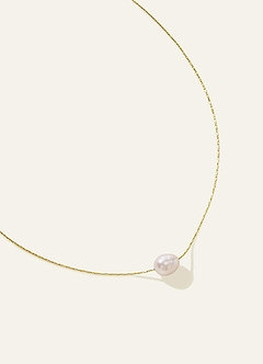 Pearl Solitaire Necklace