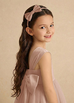 front Satin-Stirnband für Mädchen