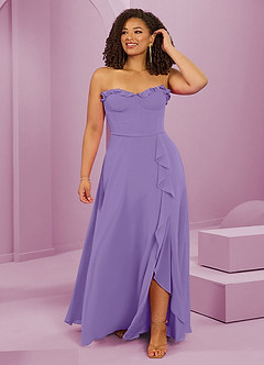 Barbie ♥ Azazie Bridesmaid Dresses Tahiti A-Line Sweetheart Neckline Chiffon Dress image8