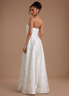 Vestido Perla De Marfil Largo Chasity image2