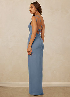 Christian Siriano Bridal for Azazie 1003 Bridesmaid Dresses Twilight Sheath One Shoulder Chiffon Dress image7