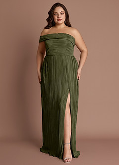 Isolde Moss Green Maxi Dress image10