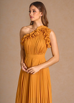 Selma Amber Pleated Maxi Dress image6