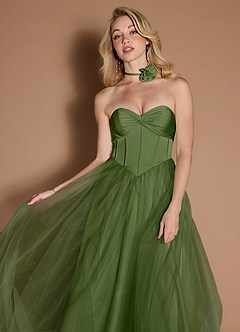 Katarina Olive Maxi Dress image6