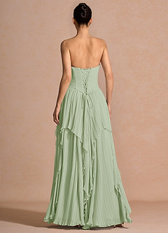 Kerensa Light Green Maxi Dress image2