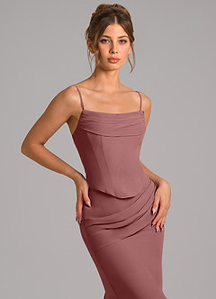 Azazie Sorrel Suknie dla druhen Syrena Gorset Szyfon Do ziemi Sukienka image8