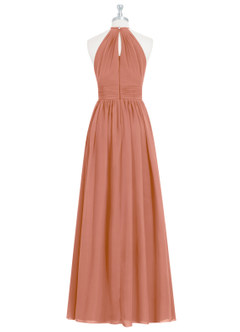 Azazie Cherish Bridesmaid Dresses MAI TAI A-Line Pleated Chiffon Dress image7