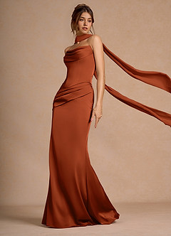 Sorrel Rust Corset Two-Piece Sets image4