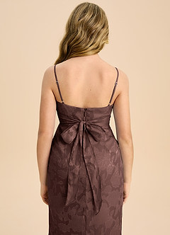 Azazie Mai Junior Klä av Tubklänning i Blommig Utbrändhet Plisserad image7