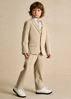 Oliver Boys Tan 5-Piece Suit