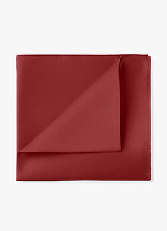 front Matte Satin Skinny Tie and Pocket Square Set