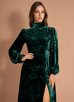Brisella Black Emerald Maxi Dress image5