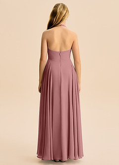 Azazie Kady Junior Desert Rose A-Line Sweetheart Neckline Chiffon Dress image2