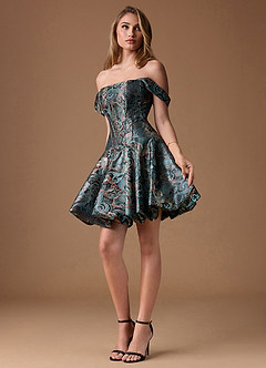 Vestido Paisley Crepuscular Mini Flo image8