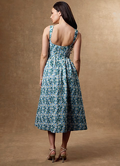 Kleid Joline Daisy Blue image2