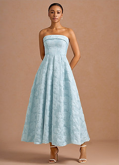 Clementine Pale Blue Maxi Dress image2