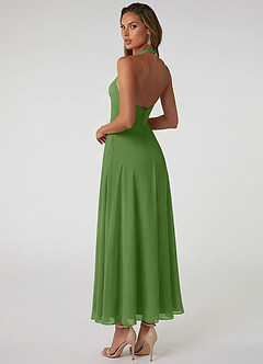 Azazie Tessie Suknie dla druhen Linia A Pofałdowany Szyfon Długość kostki Sukienka image2