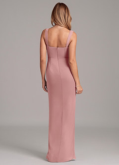 Azazie Ayla Final Sale Emerald Sheath Sweetheart Neckline Chiffon Dress image6