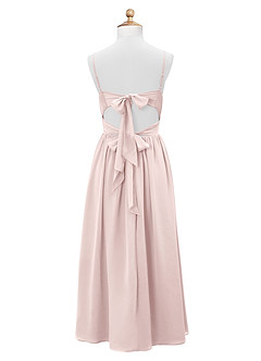 Azazie Zeya Junior Blushing Pink A-Line Chiffon Dress image8