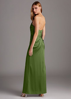 Azazie Lexie Final Sale Juniper Sheath Strapless Stretch Satin Convertible Dress image5