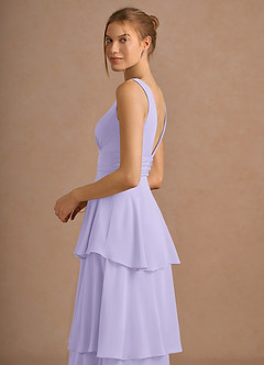 Melisande Lilac Midi Dress image2