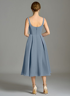 Azazie Amalie Bridesmaid Dresses Twilight A-Line Pleated Chiffon Dress image2