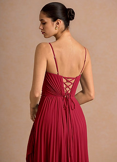 Bashira Cherry Red Maxi Dress image8
