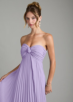Azazie Tempest Robes de demoiselle d'honneur Robe Empire Convertible en Mousseline de soie Corset Lilas image10