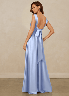 Christian Siriano Bridal for Azazie 1001 Bridesmaid Dresses Ice A-Line Sweetheart Neckline Stretch Satin Dress image2