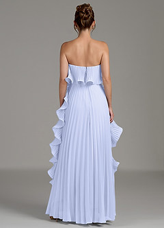 Azazie Alexia Bridesmaid Dresses Lavender A-Line Ruched Chiffon Dress image7