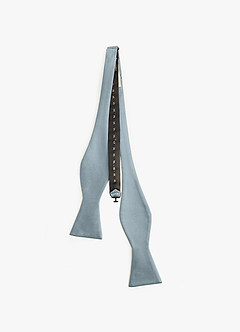 front Fliege aus metallischem Satin