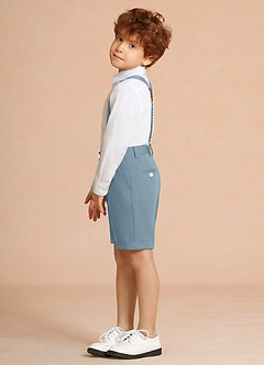 front Oliver Azul Claro Conjunto de 3 piezas de pantalones cortos para niño