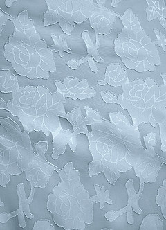 Azazie Akilah Robes de demoiselle d'honneur Robe Sirène en Blumen-Burnout Asymétrique Bleu Ciel image8
