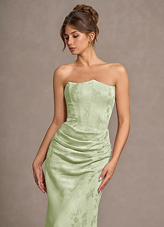 Maxi jurk Amabel Licht Groen image5