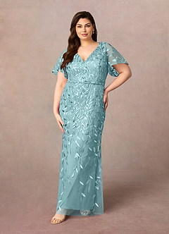 Upstudio Petaluma Final Sale Champagne Mermaid V-Neck Sequins Dress image6