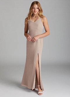 Azazie Becca Junior Frost Mermaid Chiffon Dress image1