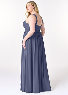 Azazie Elvira Bridesmaid Dresses Stormy A-Line Pleated Chiffon Dress image10