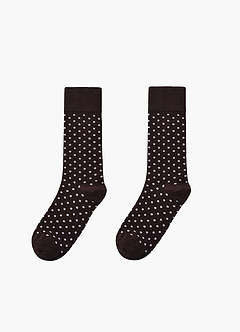 front Polka Dot Groomsmen Socks
