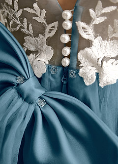 Azazie Mixie Flower Girl Dresses Bermuda Ball-Gown Lace Dress image8