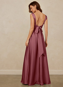 Christian Siriano Bridal for Azazie 1001 Bridesmaid Dresses Desert Rose A-Line Sweetheart Neckline Stretch Satin Dress image5