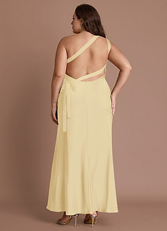 Maxi jurk Monroe Citroensorbet image8