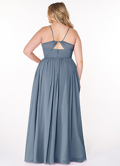 Azazie Cora Bridesmaid Dresses Twilight A-Line Pleated Chiffon Dress image7