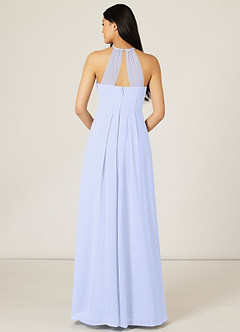 Azazie Sarah Venta Final Vestido de Lavanda de Gasa de Imperio con Plisado image2