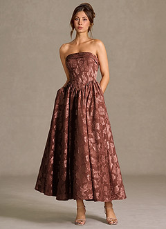 Midi jurk Mila Mocha Coco image4