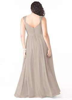 Azazie Cleobella Bridesmaid Dresses Frost A-Line Sweetheart Lace Chiffon Dress image9