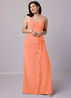 Barbie ♥ Azazie Bridesmaid Dresses Sunset Sheath Strapless Chiffon Convertible Dress image11
