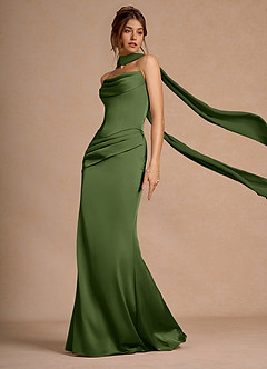 suknia Zielona Oliwka Maxi Sorrel image4