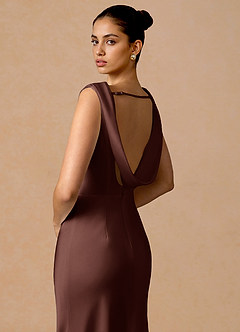 Vestido Moca Coco Largo Evarine image6